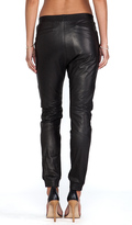 Thumbnail for your product : One Teaspoon Leather trackies
