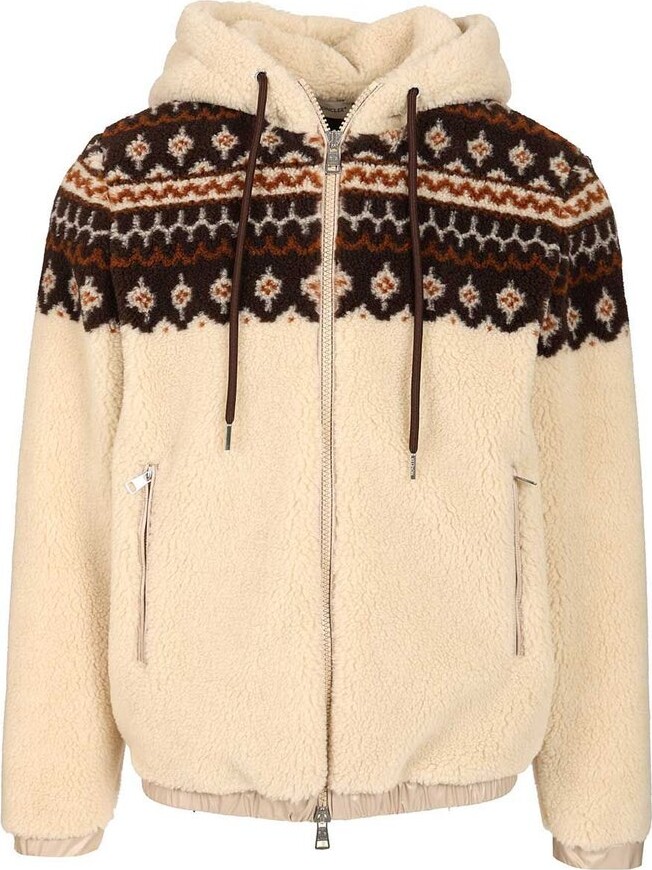 Moncler Geometric Jacquard Hoodie