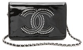 Thumbnail for your product : WGACA What Goes Around Comes Around Vintage Chanel Black Patent Chain Wallet