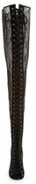 Thumbnail for your product : Zigi girl 'Pria' Lace Inset Thigh-High Boot with Corset Laces (Women)