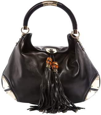 Gucci Indy Leather Handbag