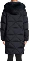 Thumbnail for your product : Colmar Fox Fur-Trim Hooded Long Jacket