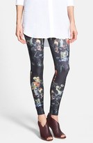 Thumbnail for your product : Hue Floral Print Jersey Leggings