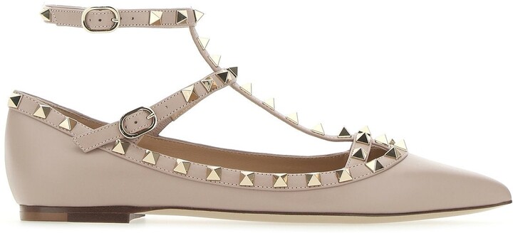 valentino rockstud ballet flat
