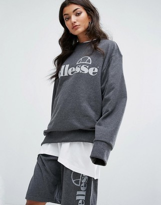 Ellesse Oversized Sweatshirt With Tonal Logo Co-Ord