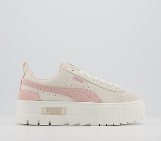puma cream sneakers