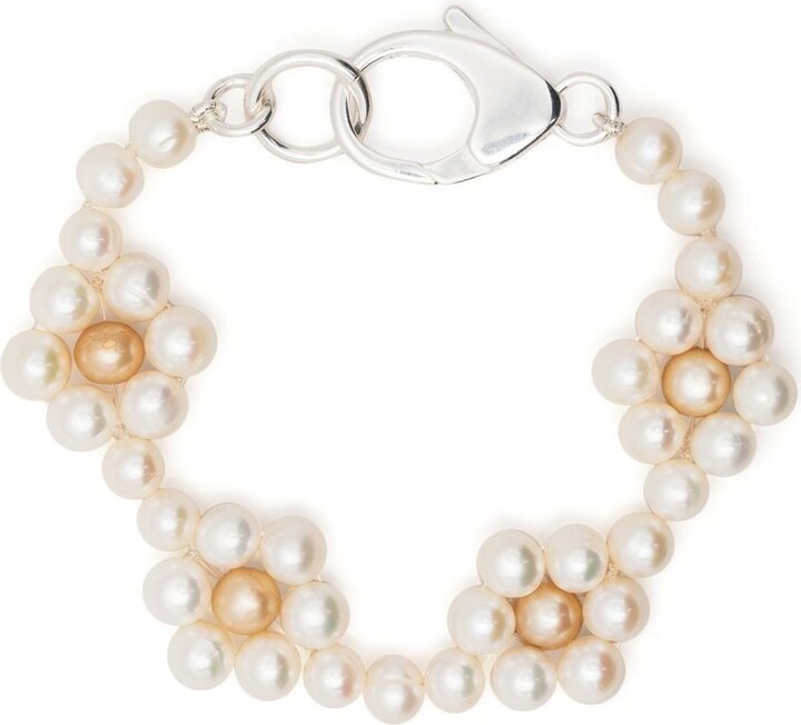 Ultimate Imitation Pearl & Embellished Mixed Bracelets in 18K Gold Plate,  Set of 4