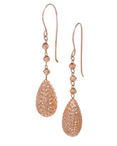 Thumbnail for your product : Lord & Taylor 14 Kt. Rose Gold Teardrop Earrings