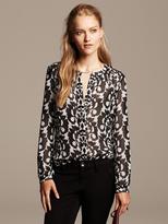 Thumbnail for your product : Banana Republic Floral Scroll Blouse
