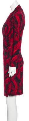 Norma Kamali Patterned Knee-Length Dress