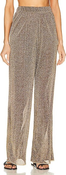 Oseree Lumiere Pant in Metallic Gold - ShopStyle