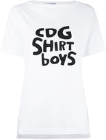 Comme Des Garçons Shirt slogan T-shirt