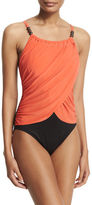 Thumbnail for your product : Magicsuit Lisa Draped-Front Underwire One-Piece Swimsuit