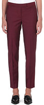 Thumbnail for your product : Paul Smith Black Slim-fit tapered wool-blend trousers