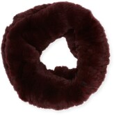 Thumbnail for your product : Surell Accessories Stretch Knit Short Fur Infinity Scarf