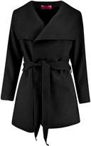 Thumbnail for your product : boohoo Petite Charlotte Waterfall Coat