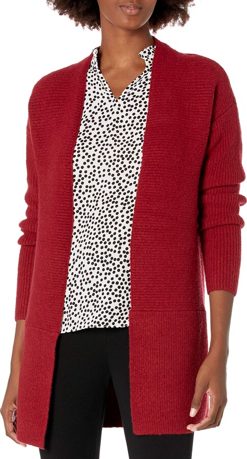 Lark & Ro Women's Oversized Drapey Open Cardigan Cashmere Sweater with  Pocket - ShopStyle