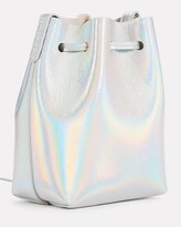 Thumbnail for your product : Mansur Gavriel Mini Leather Bucket Bag