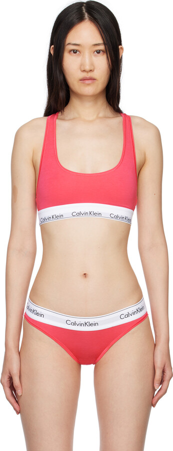 Calvin Klein Women's Red Bras | ShopStyle