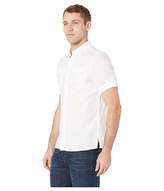 Thumbnail for your product : Perry Ellis Slim Fit Linen Short Rolled Sleeve Shirt (Bright White) Men's Clothing