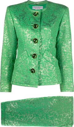Green Skirt Suit
