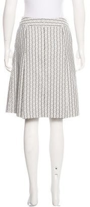 Tory Burch Pleated Patterned Mini