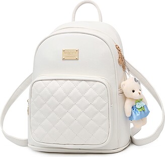 White Leather Backpack | Shop the world's largest collection of fashion |  ShopStyle UK