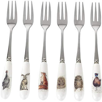 Royal Worcester Wrendale Designs Set Of 6 Pastry Forks