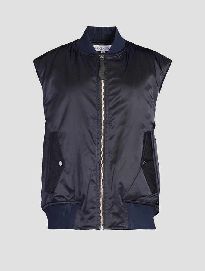 ジャケット・アウター JW ANDERSON Sleeveless Puffer Coat J.W.Anderson Sleeveless Bomber Jacket - ShopStyle
