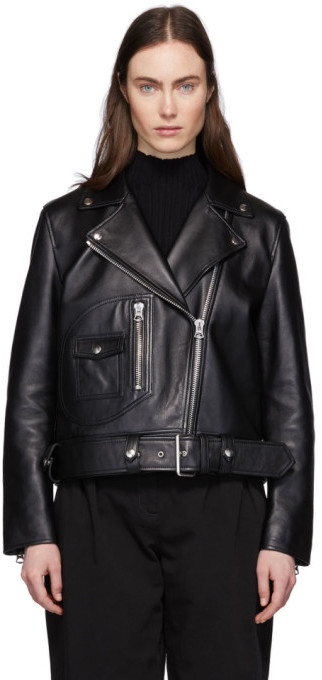 acne mock leather jacket sale