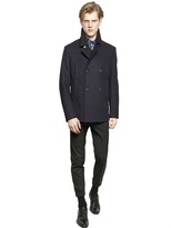 Thumbnail for your product : Kenzo Double Breasted Wool Blend Peacoat