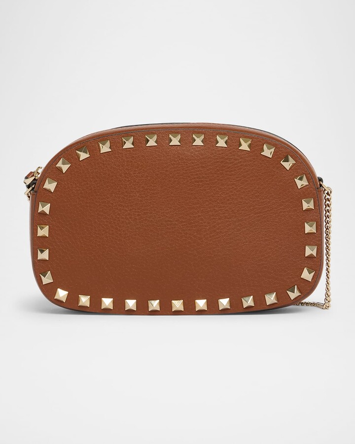 Mini Rockstud Leather Crossbody Bag