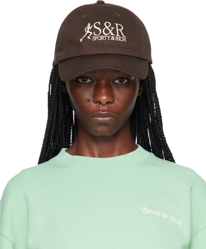 Sporty & Rich SSENSE Exclusive Brown Cap ShopStyle Hats