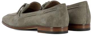Tod's Beige Suede Loafers. Leather Sole.