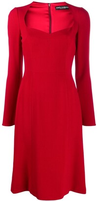 d&g red dress