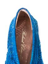Thumbnail for your product : Robert Clergerie Old Robert Clergerie Poco raffia lace-up shoes