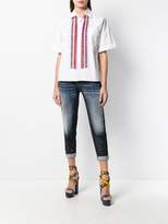 Thumbnail for your product : DSQUARED2 beaded half sleeve shirt