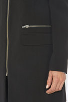 Thumbnail for your product : Wallis Black Collarless Crepe Coat