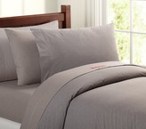 Thumbnail for your product : Pottery Barn Kids Chambray Duvet Cover, Chocolate