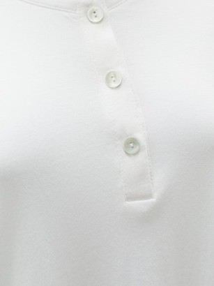 Hanro Buttoned Cotton And Modal-blend Jersey Pyjama Top - White