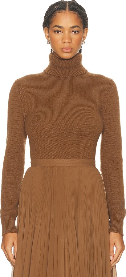 Ralph Lauren Collection Turtleneck Sweater in Tan