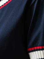 Thumbnail for your product : Moncler contrast-trim short-sleeve sweater