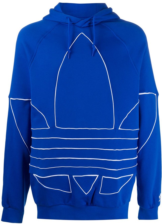 pride trefoil outline hoodie