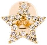 Thumbnail for your product : Rosa de la Cruz Diamond Star Stud Earring