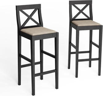 Gracie Oaks Upholstered Side Dining Chairs (Set of 2)