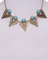 Thumbnail for your product : Wet Seal Turquoise Gem Bib Necklace