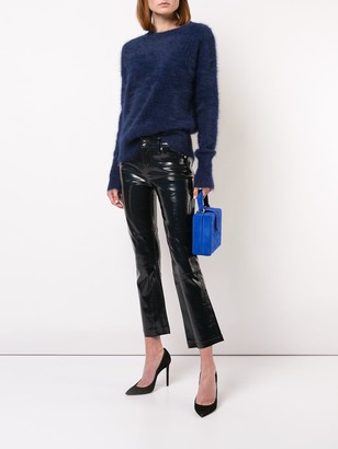 RtA Cropped Varnished Trousers