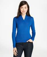Thumbnail for your product : Brooks Brothers Silk-Cashmere Shawl-Collar Sweater