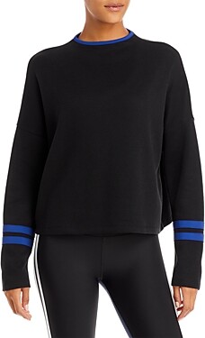 Aqua Stripe Detailed Sweatshirt - 100% Exclusive