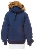 Thumbnail for your product : Marc by Marc Jacobs Fur-Trimmed Hooded Jacket